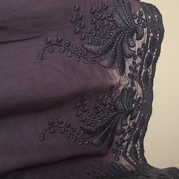 EMROIDERED BLUE BLOUSE - Picture 4 of 7